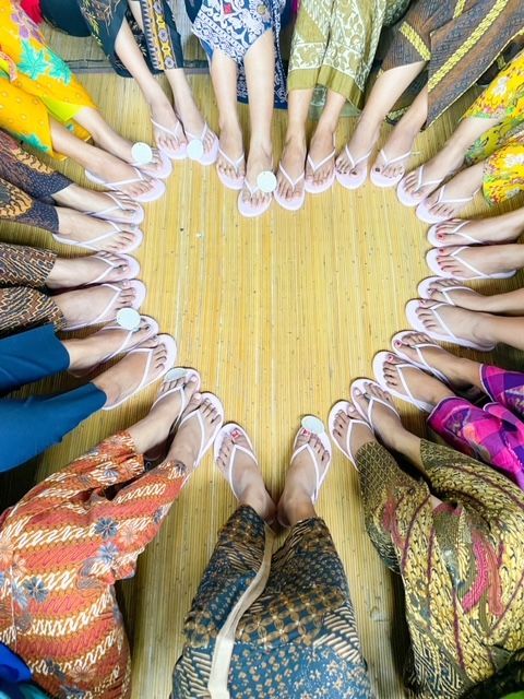 Solei Sea Sandals in Bali for Education Rocks give back