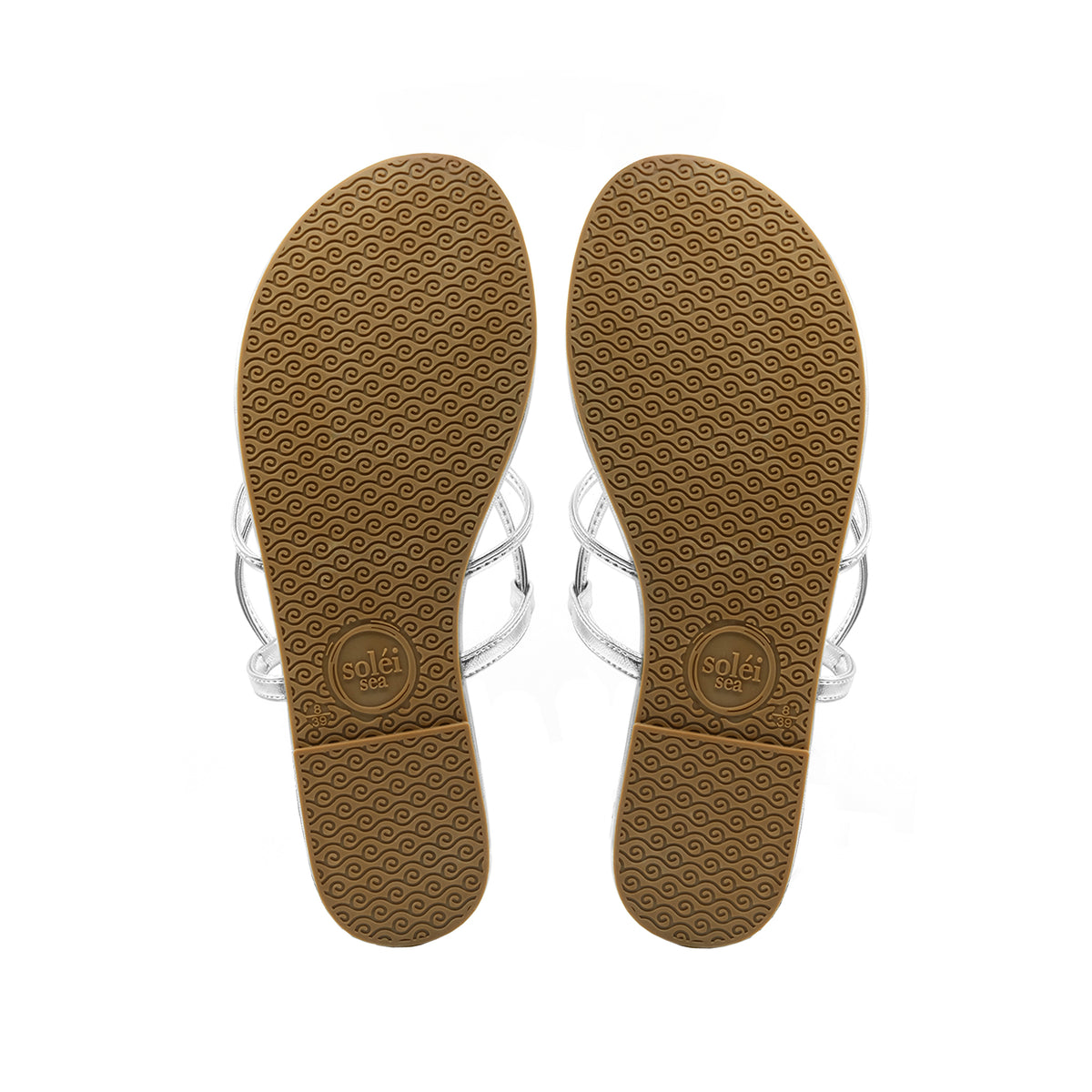 Soléi Sea Angie flip flop in Silver, view 5