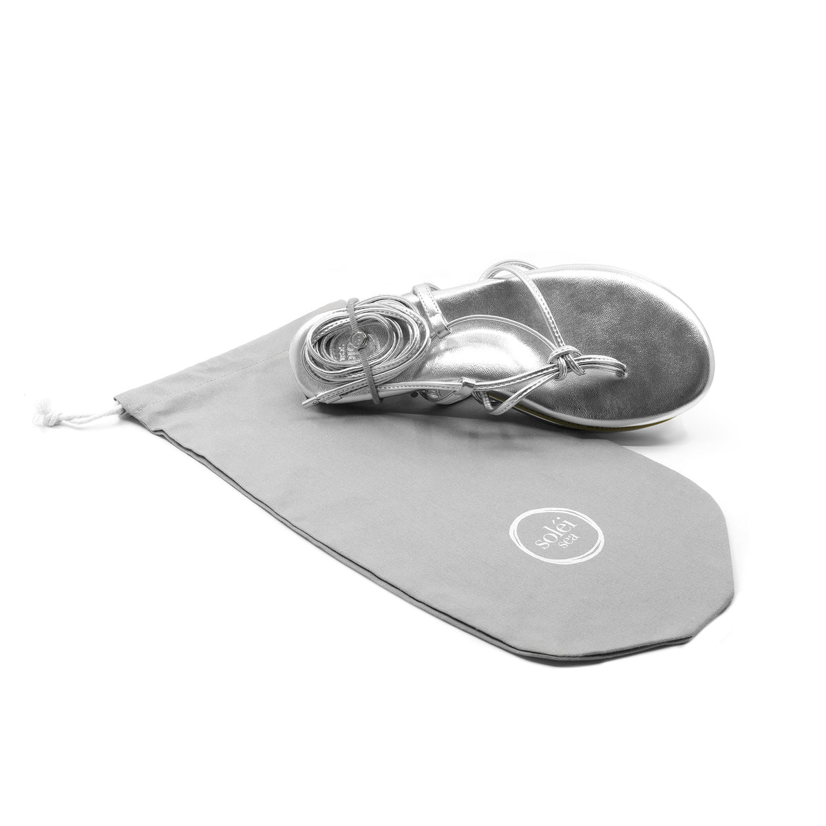 Soléi Sea Angie flip flop in Silver, view 6