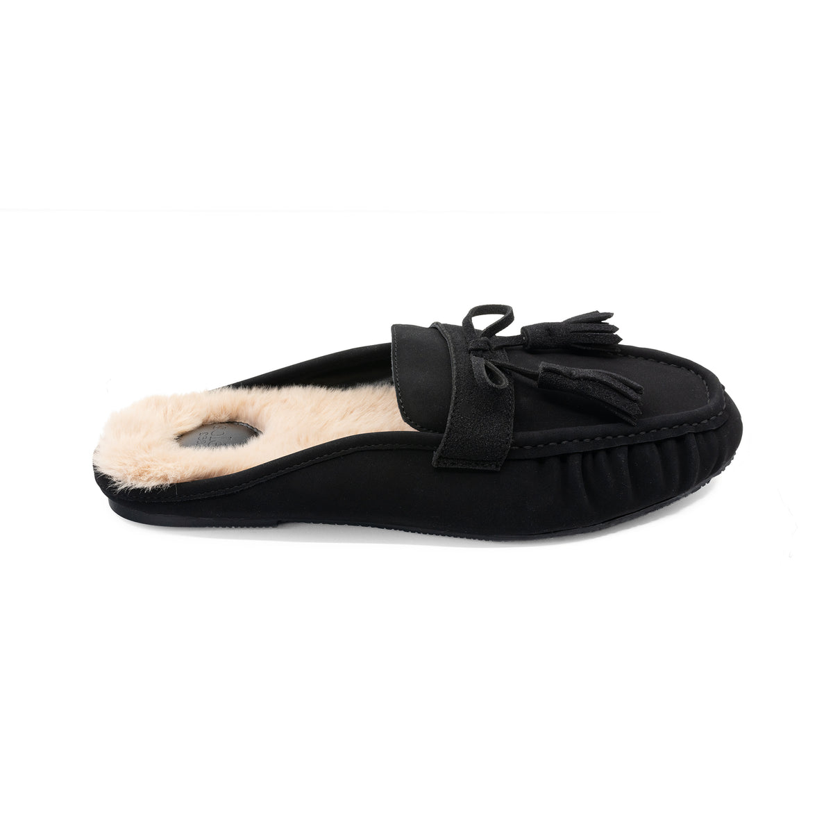 Soléi Sea Beanie slipper in River Rock Black, view 5