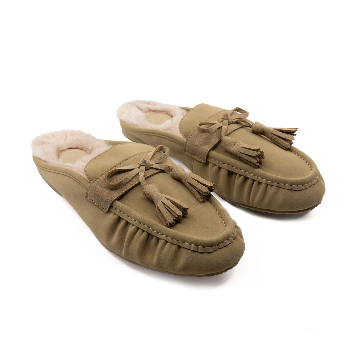 Soléi Sea Beanie slipper in Sand Stone Tan, view 4