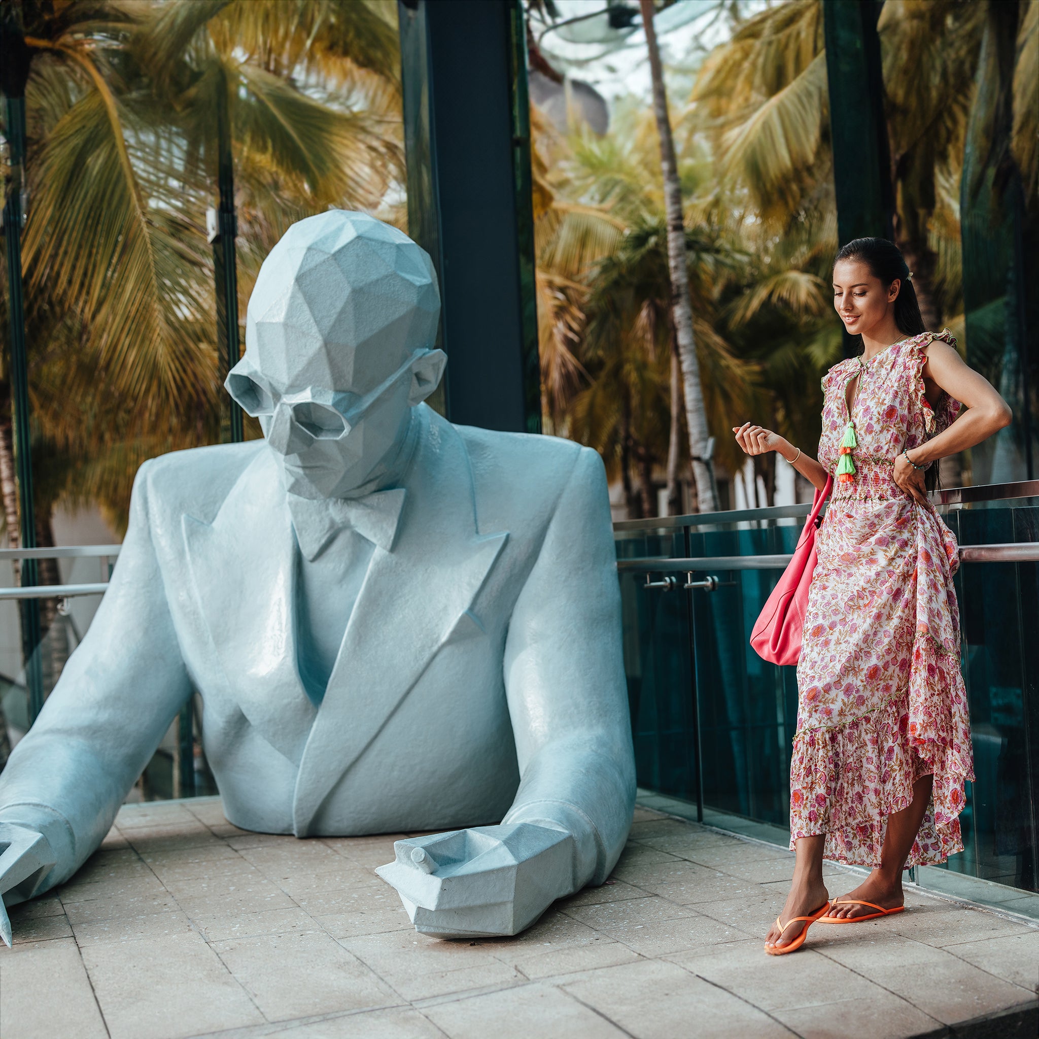 Indie Sandal in Bright Orange, we call it Sunkiss.