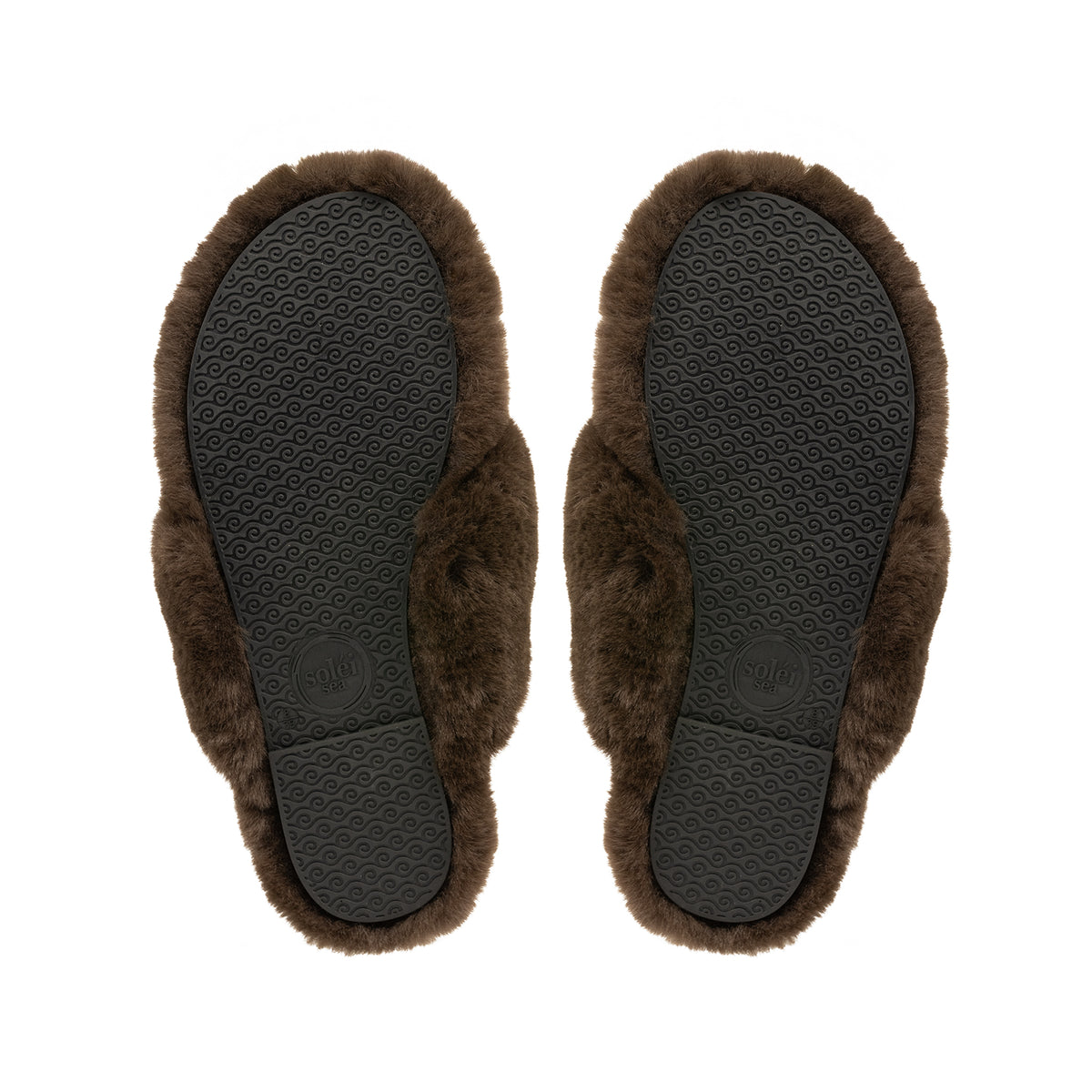 Soléi Sea Izzie slipper in Chocolate Bar, view 7