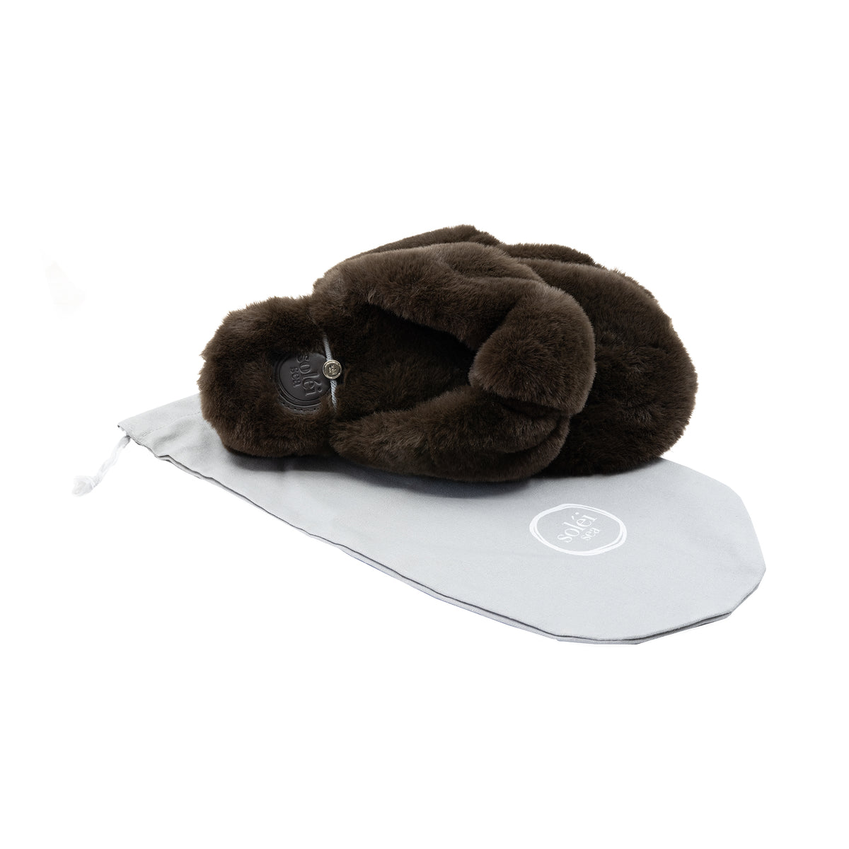 Soléi Sea Izzie slipper in Chocolate Bar, view 8