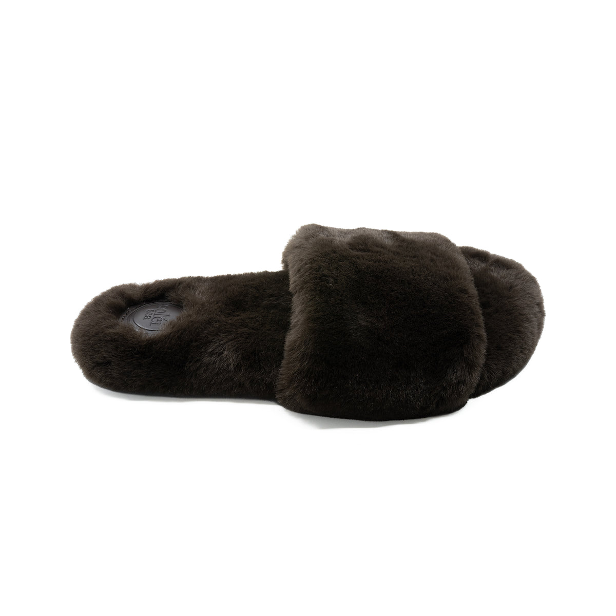 Soléi Sea Lucia slipper in Chocolate, view 5