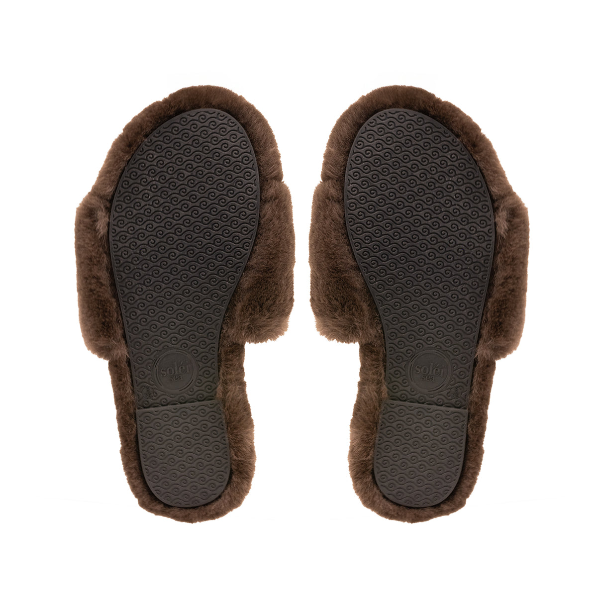 Soléi Sea Lucia slipper in Chocolate, view 7