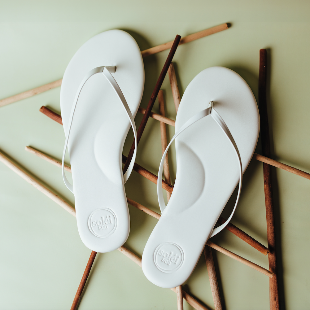 INDIE - WHITE WITH WHITE PATENT STRAP