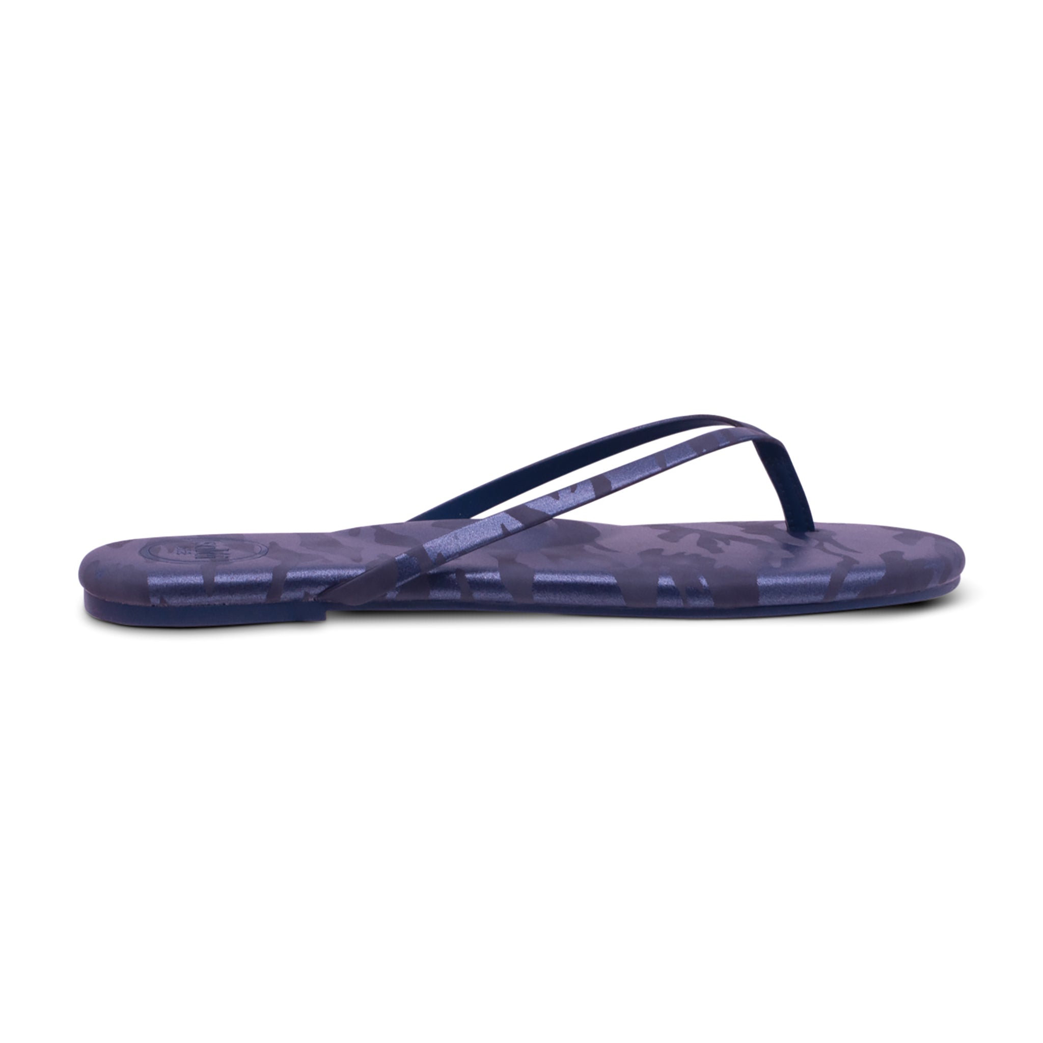 Indie Camo Metallic Blue Sandal