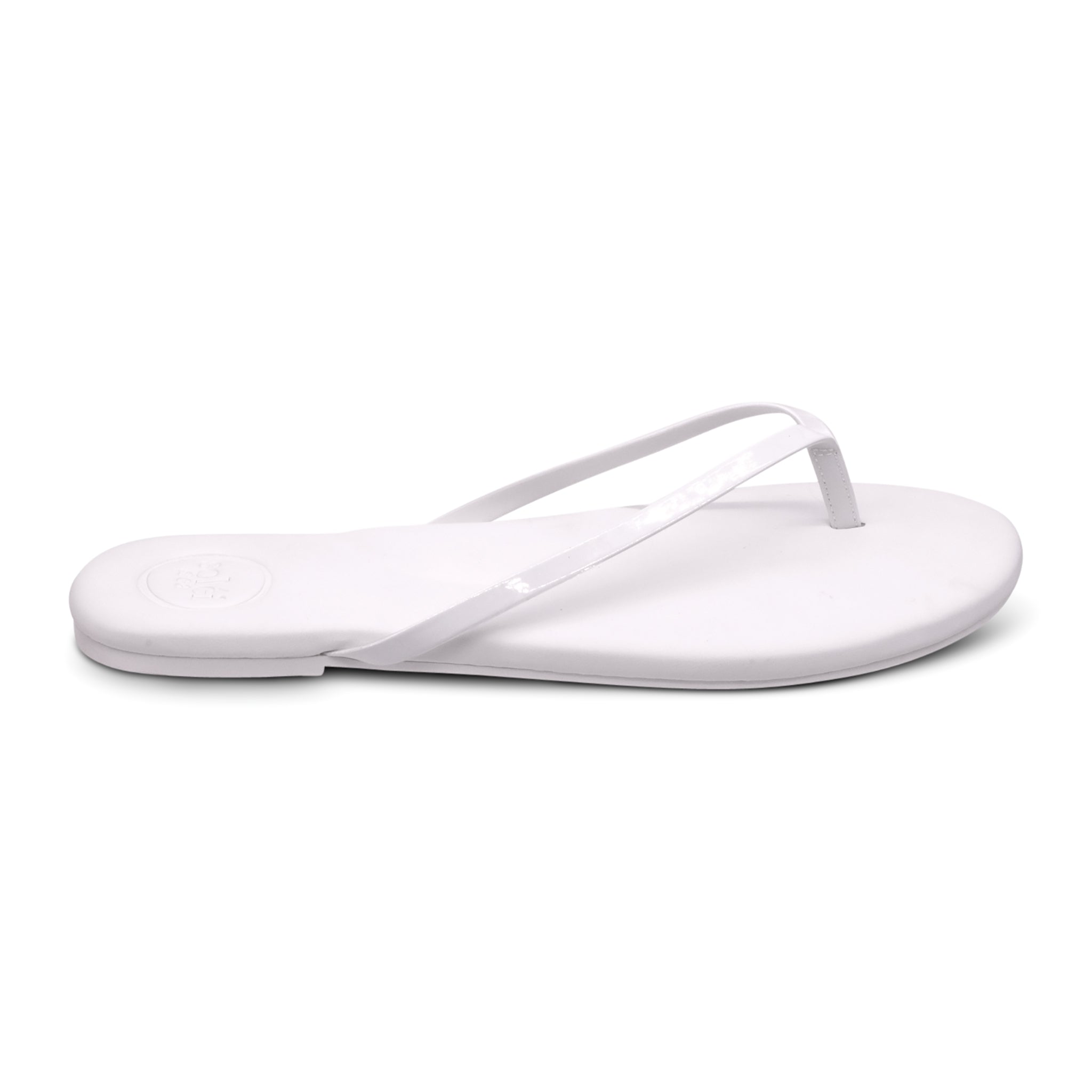 INDIE - WHITE WITH WHITE PATENT STRAP