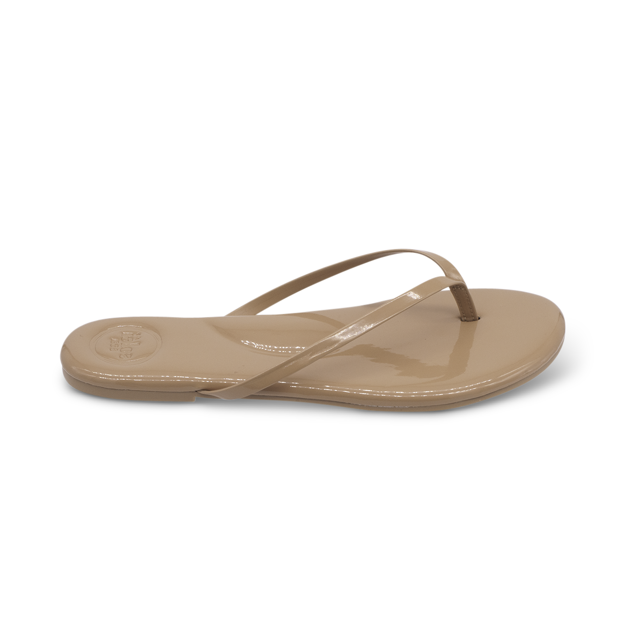 Indie Light Nude Patent Sandal