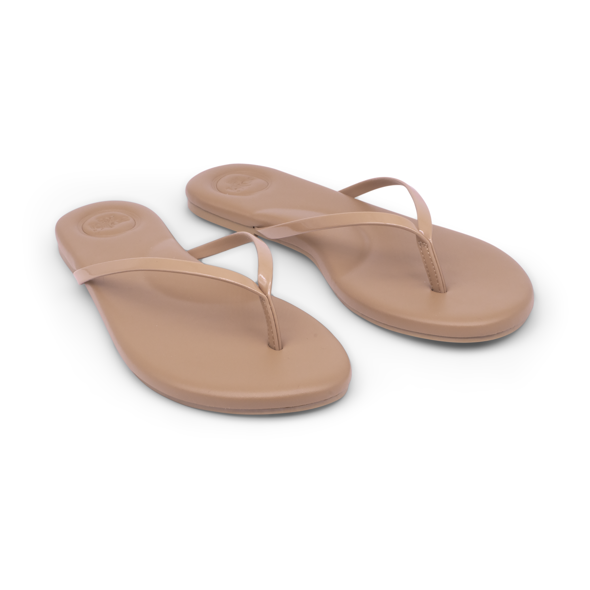 INDIE - NUDE WITH NUDE PATENT STRAP