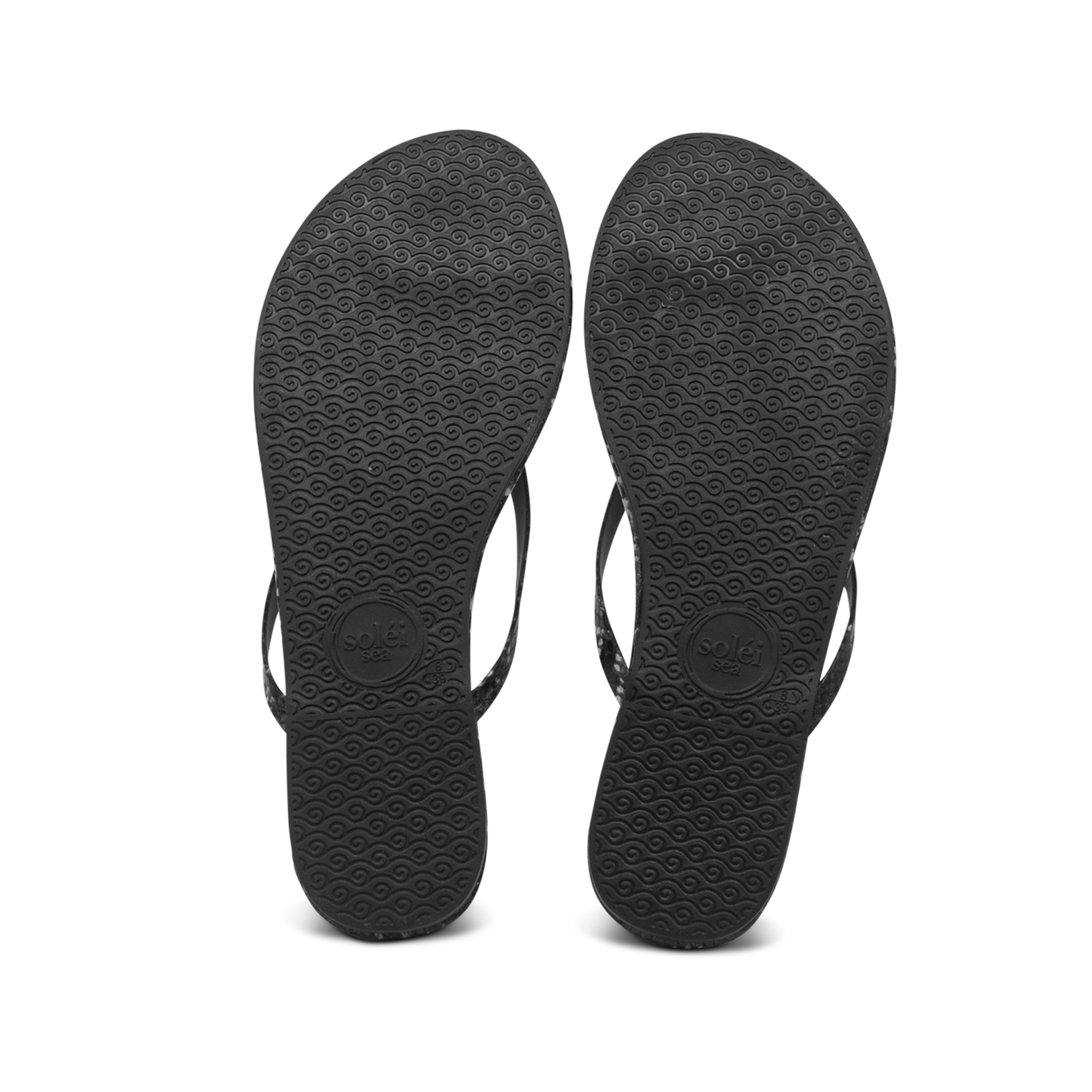 Indie Black Snake Print Sandal