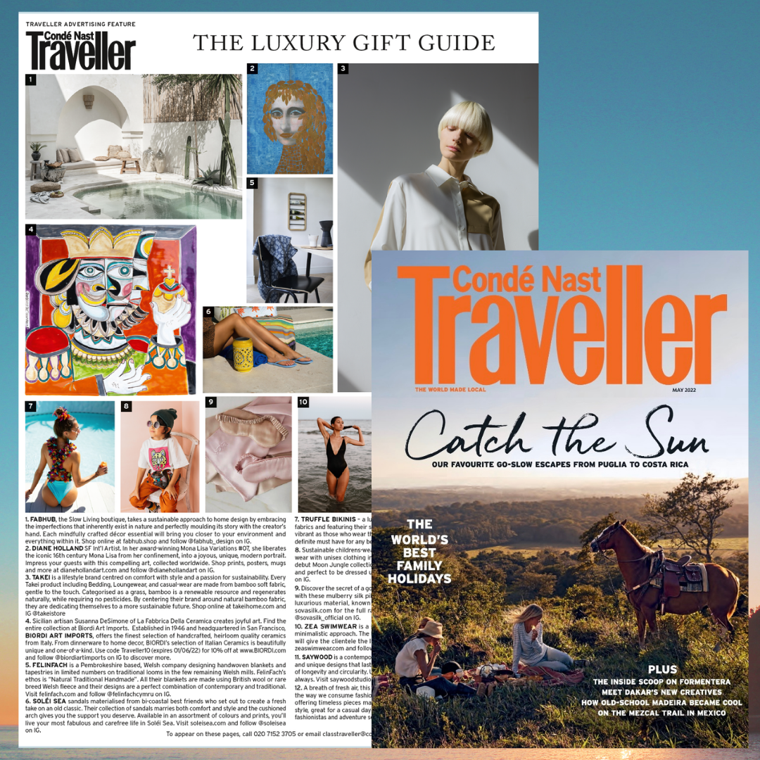 Condé Nast Traveller - Luxury Gift Guide & Soléi Sea