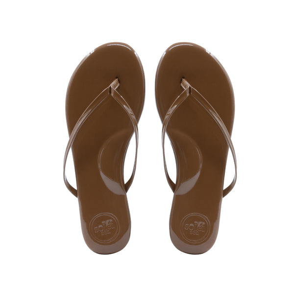 Indie Patent Caramel Sandal