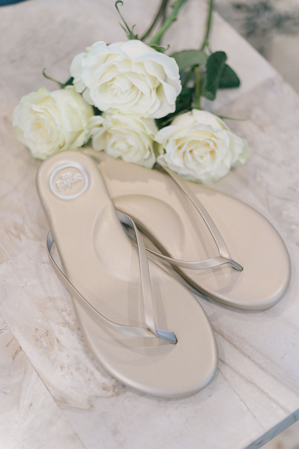 Indie Metallic Pewter Sandal