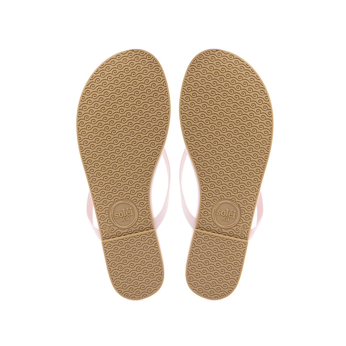 Soléi Sea Valentina flip flop in Blush Pink, view 8