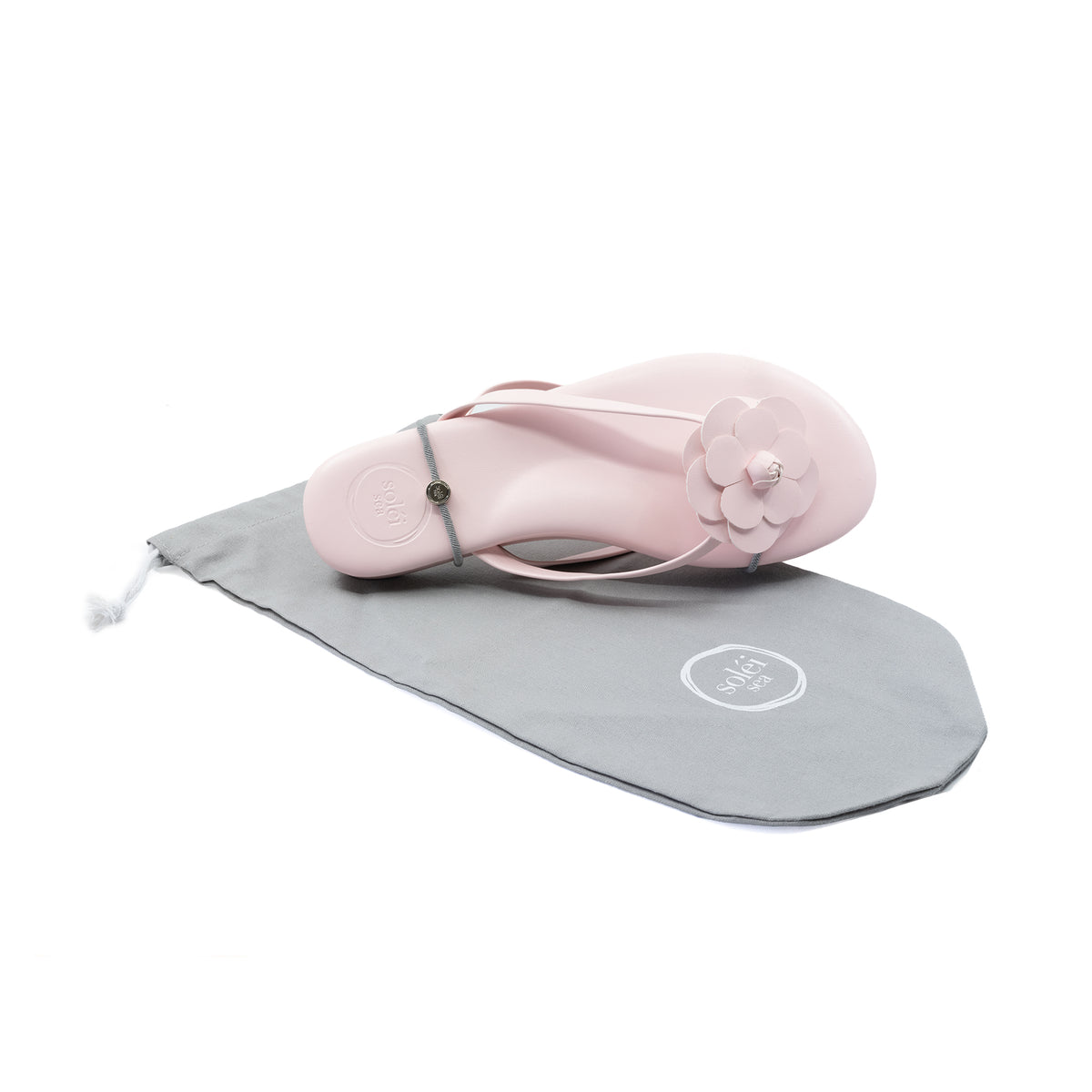 Soléi Sea Valentina flip flop in Blush Pink, view 9