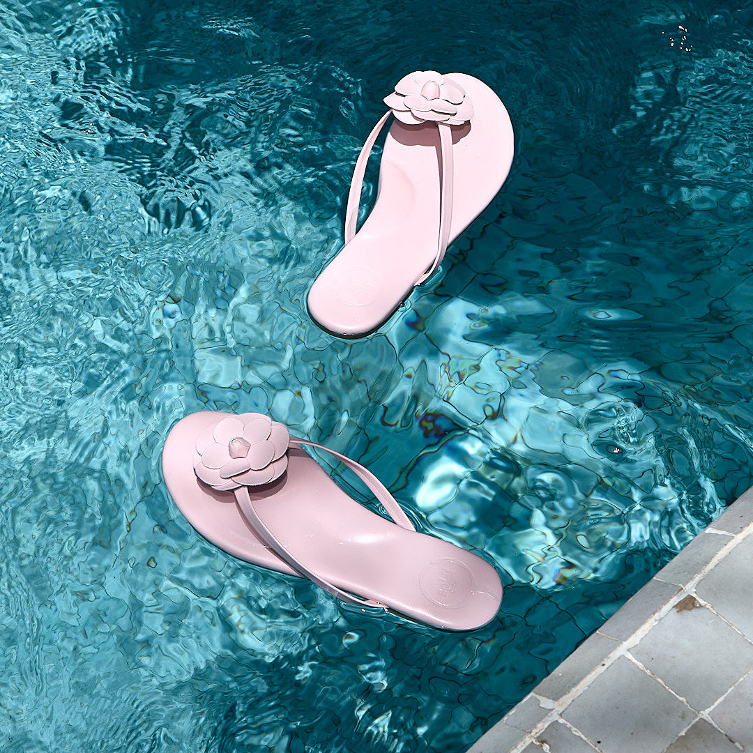 Soléi Sea Valentina flip flop in Blush Pink, view 6