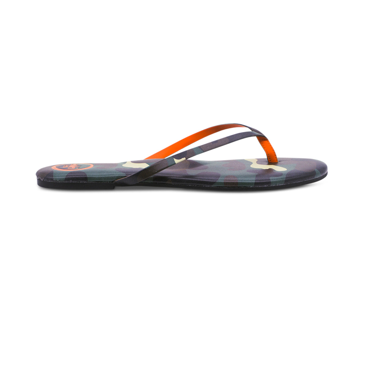 Indie Camo & Orange Sandal