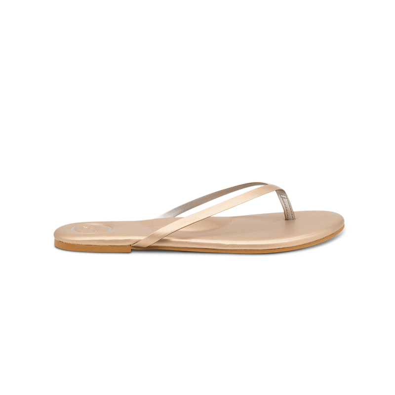 Champagne colored 2025 flip flops