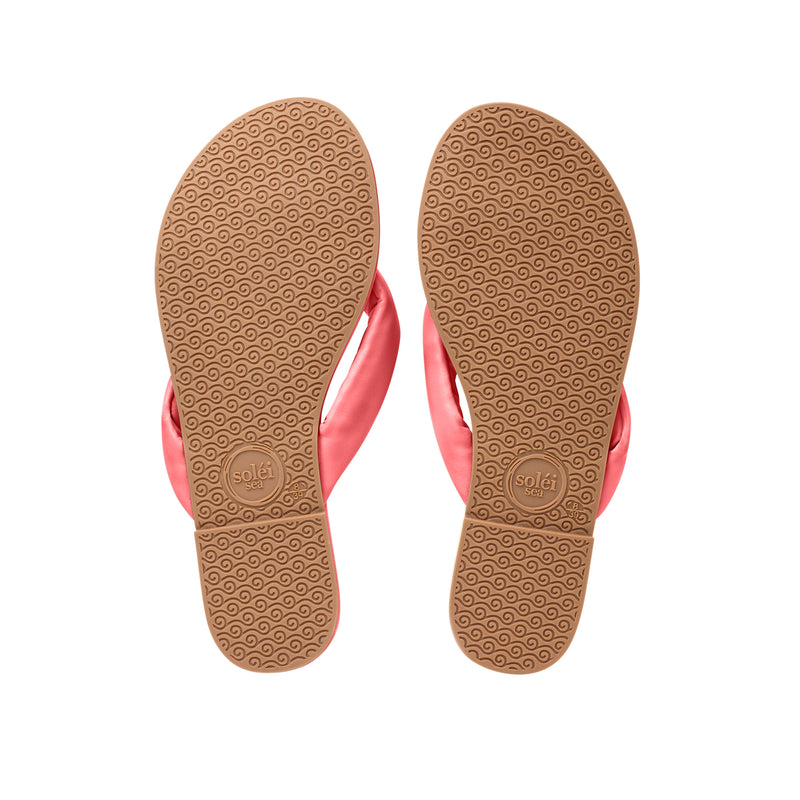 Signature Wave Design on Rubber Outsole by Solei Sandals