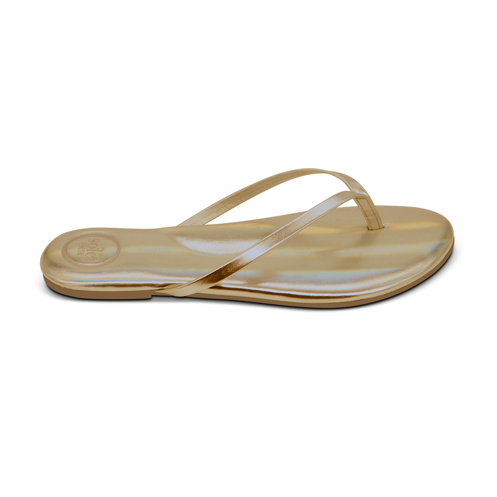 Indie Metallic Gold Sandal – Solei Sea