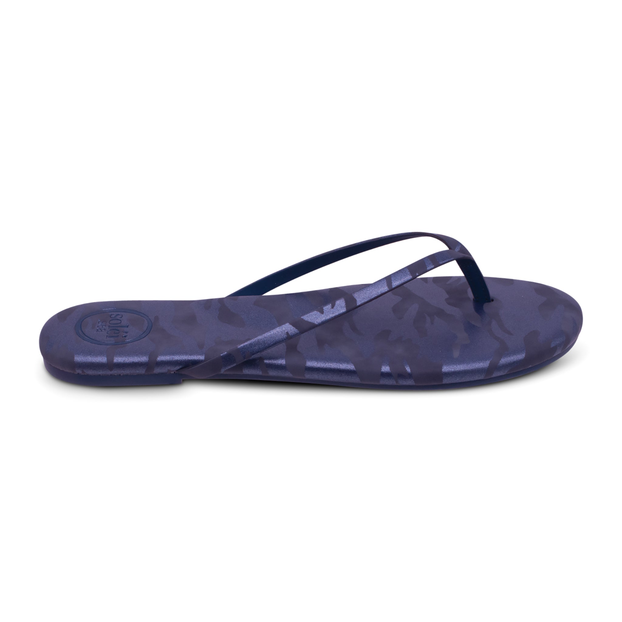 Indie Camo Metallic Blue Sandal