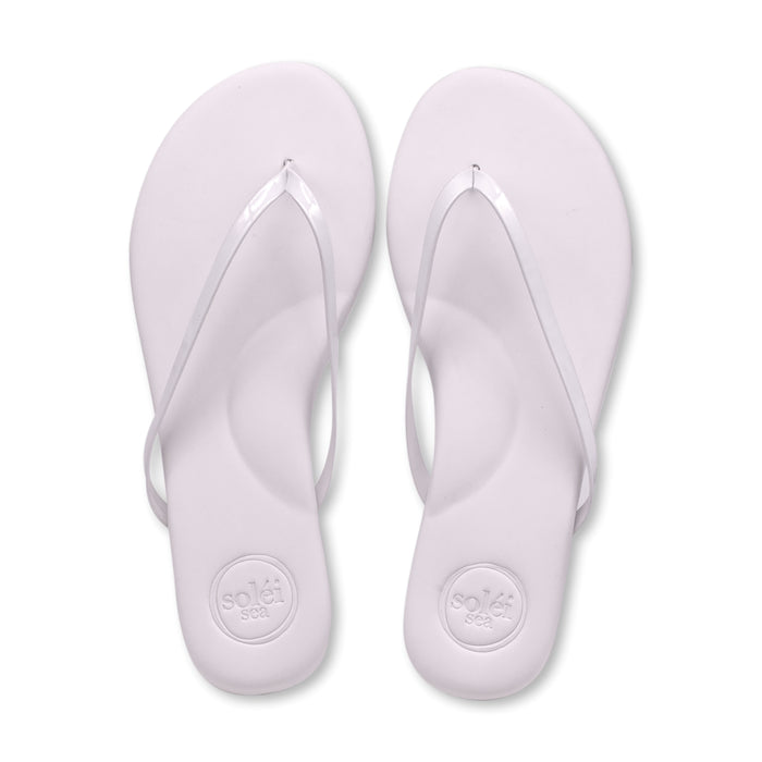 INDIE - WHITE WITH WHITE PATENT STRAP