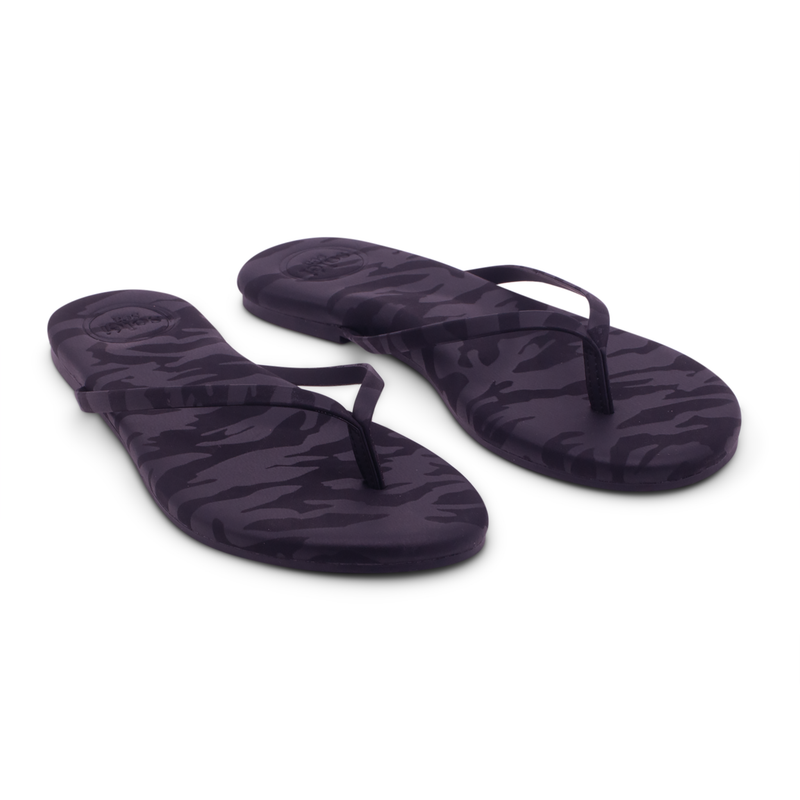 Indie Camo Metallic Noir Sandal
