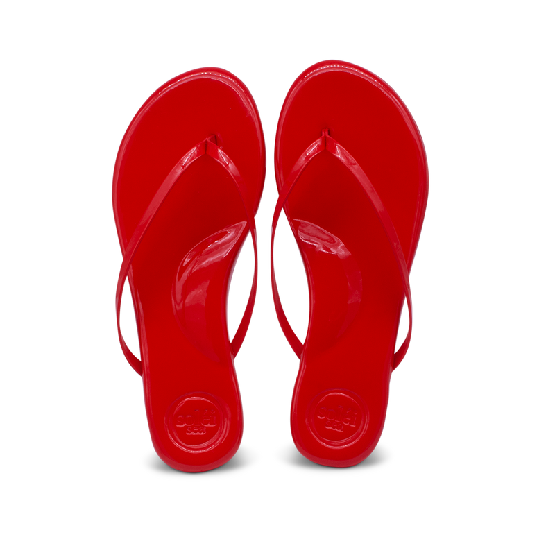 Indie Patent Red Sandal